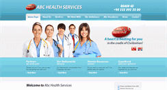 Desktop Screenshot of abchealthservices.com